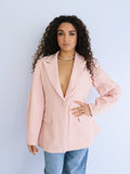 Blazer rosa Oversize