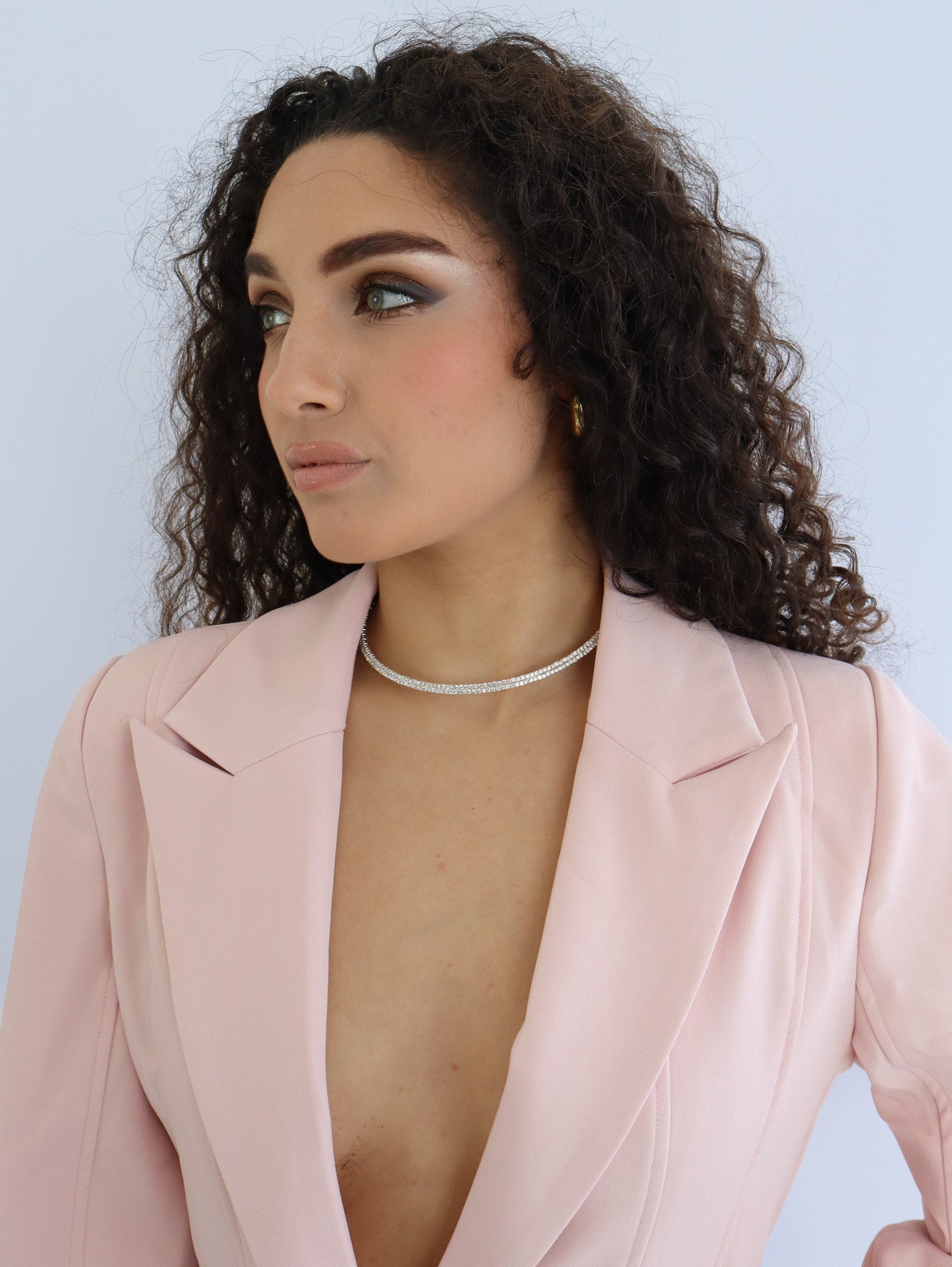 Blazer rosa Oversize