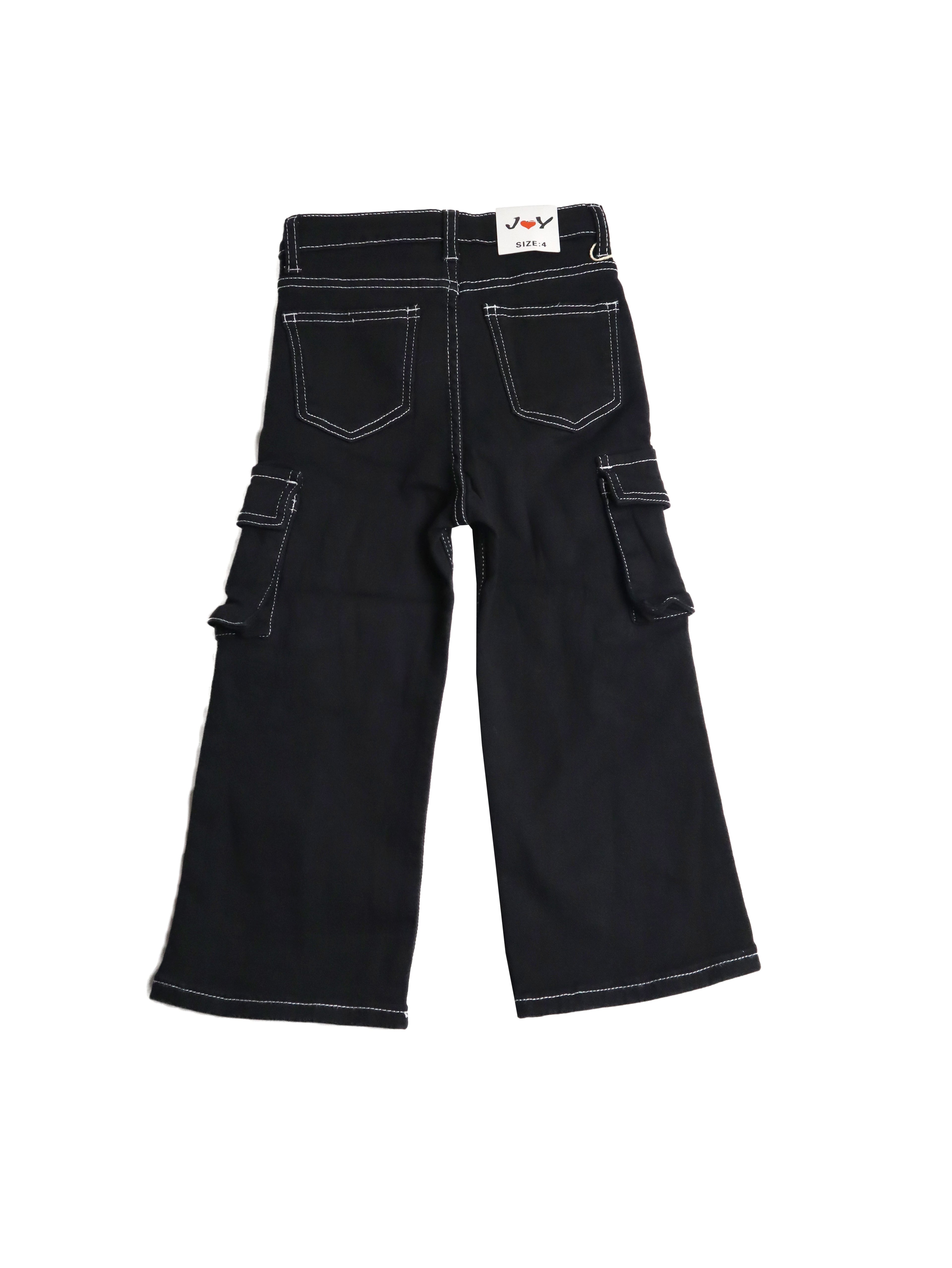 Jeans scuro cargo Joy