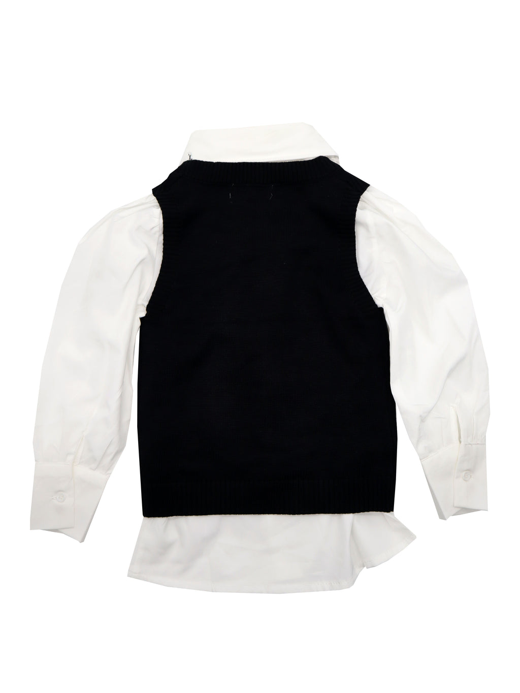 Maglioncino con camicia Kid star Paris